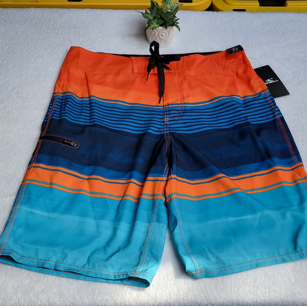 O'Neill 05  Brisbane Men's Boardshorts color Orange size 32.